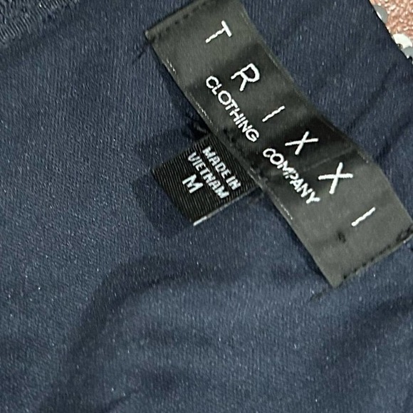 Trixxi Sequins Blue And Silver Mini Dress Size Medium - Picture 7 of 8